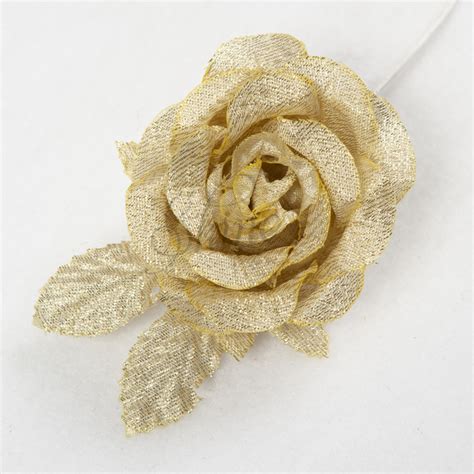 gold metallic fabric flowers|Metallic Gold Flower Fabric .